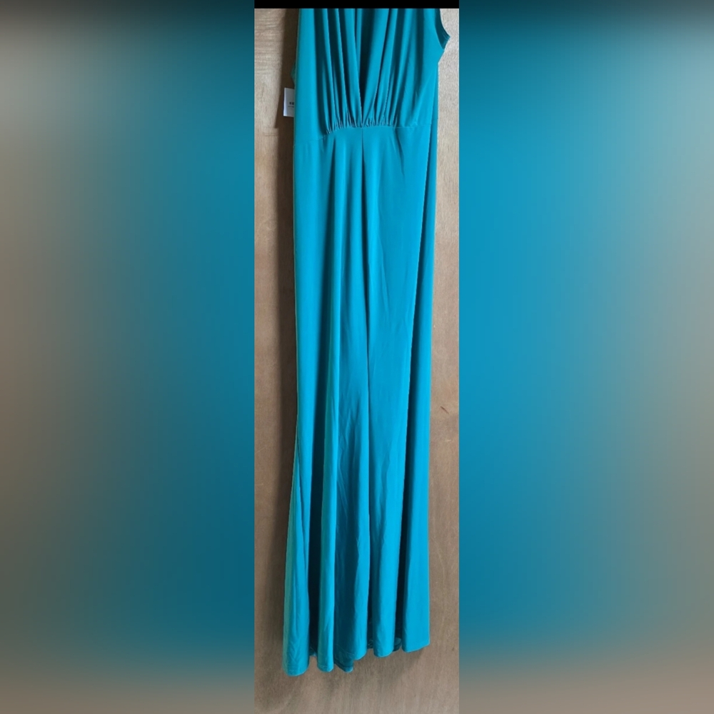 Chic Teal Maxi Dress